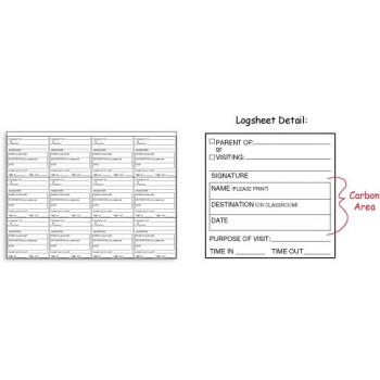 School Log Sheets Pack 100 Sheets